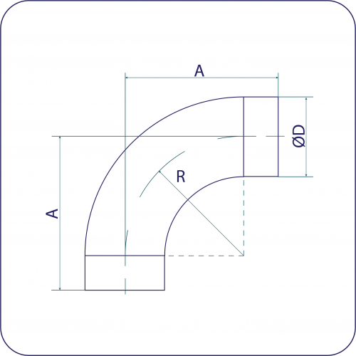 90 Degree Long Bends